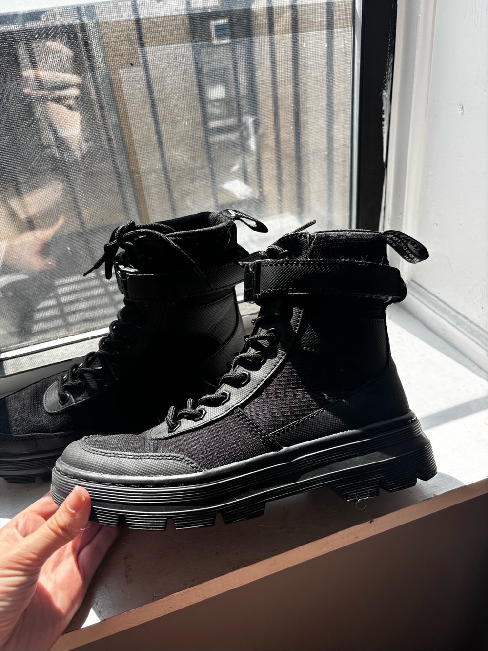 Dr. Martens Black Combat Boots